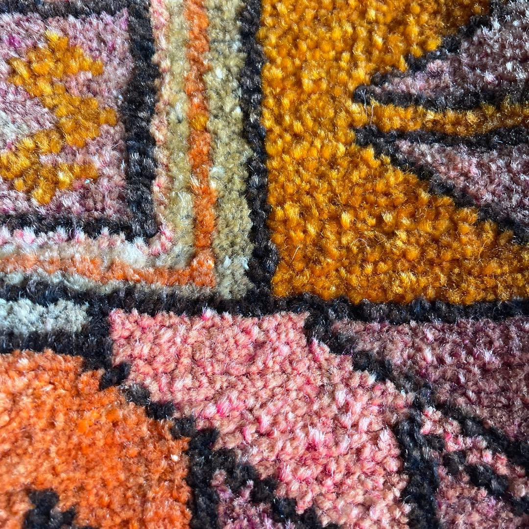 オールド絨毯　ピローカバー　トルコ　カルス