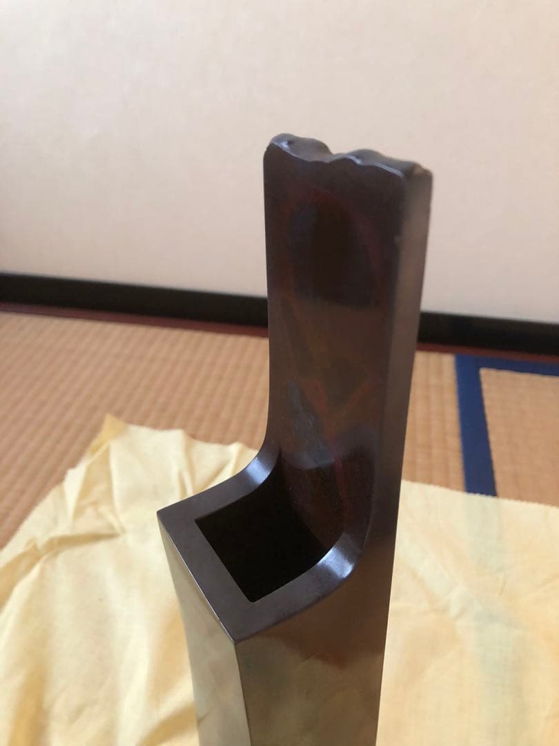 朱銅　汐声　大角勲氏作　共箱入