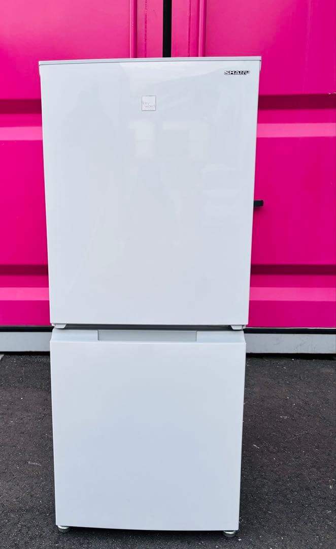 白家電シャープどっちも取付ドア冷蔵庫152L／アイリスオーヤマ6kg洗濯機セット