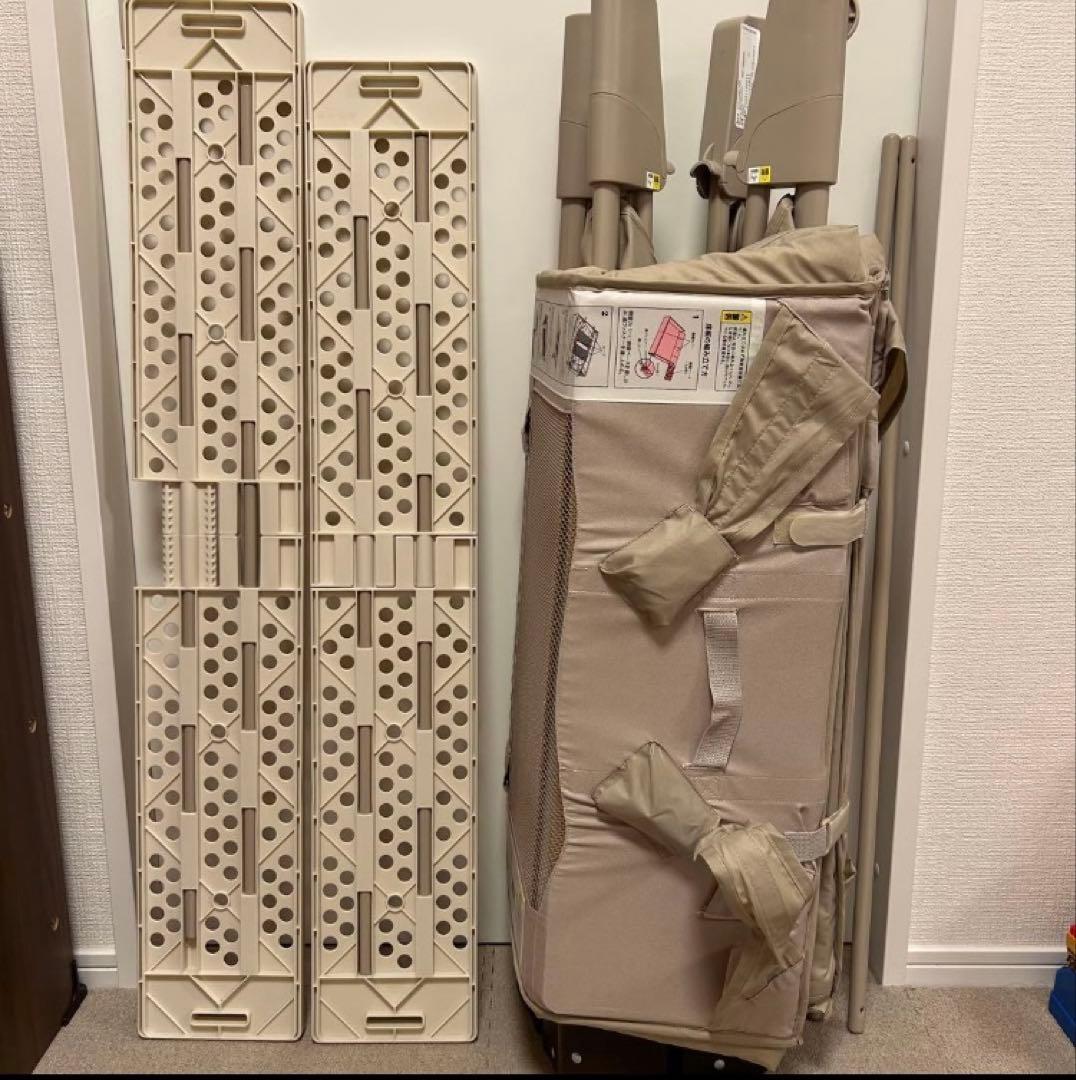 アップリカ　ココネルエアー　ベビーベッド　ココアブラウン