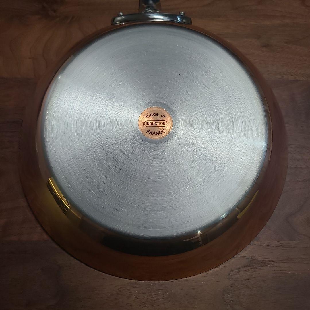 フランス製deBuyerIH対応28センチ銅フライパン