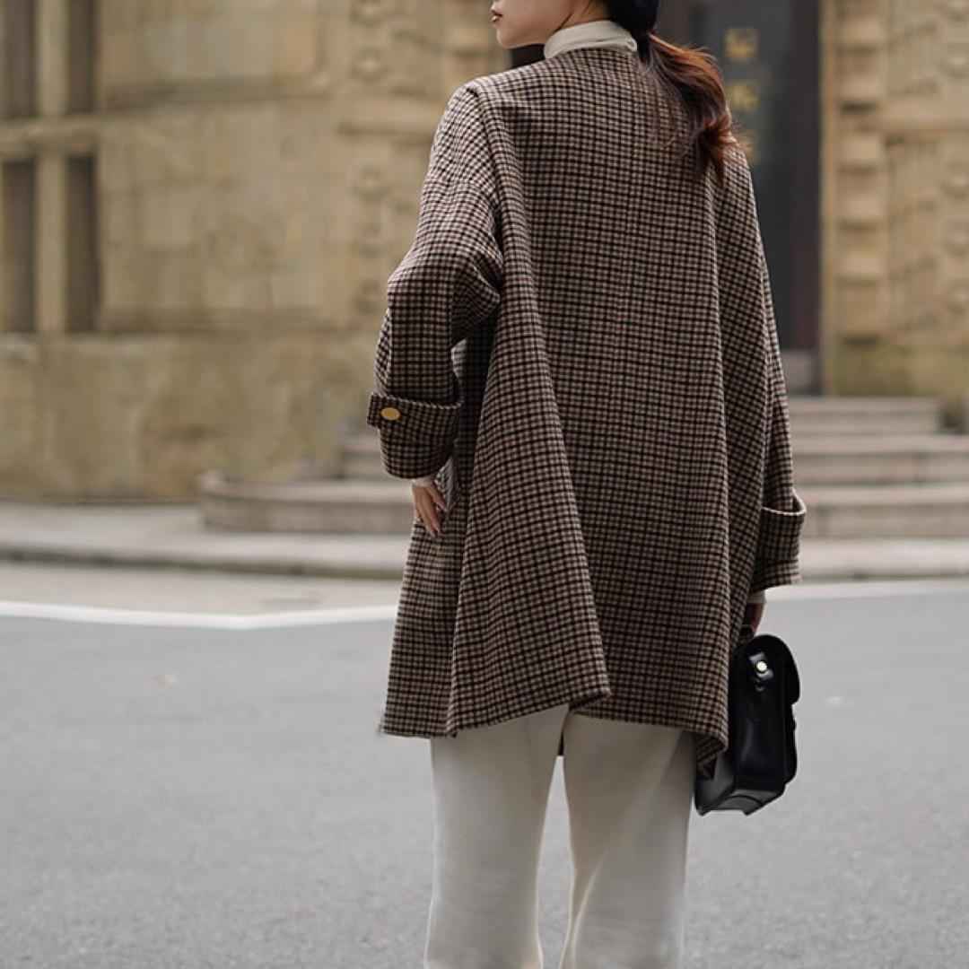 美品 トラディショナルウェザーウェア 24AW マールトン ノーカラー コート