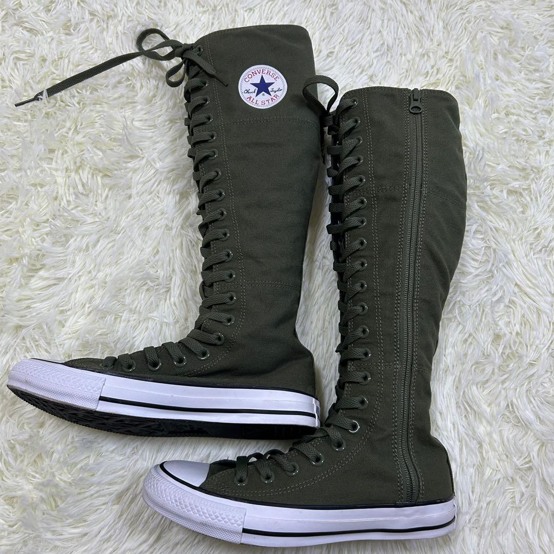 【美品】コンバース 21ホール XX−HI ハイカットスニーカー ロングブーツ