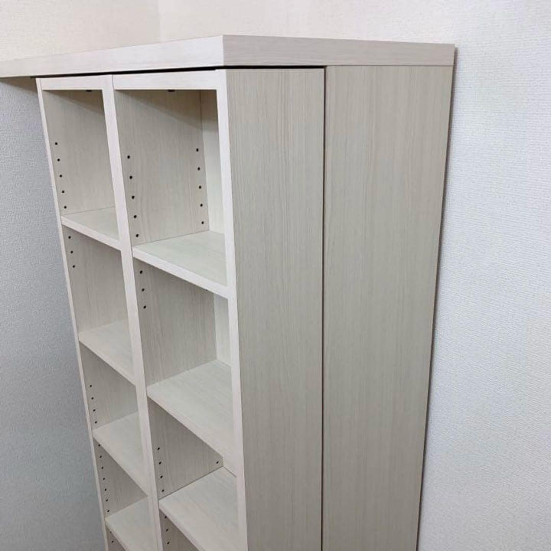 家財便&送料込　NITORI　スライド開閉式本棚　ニトリ