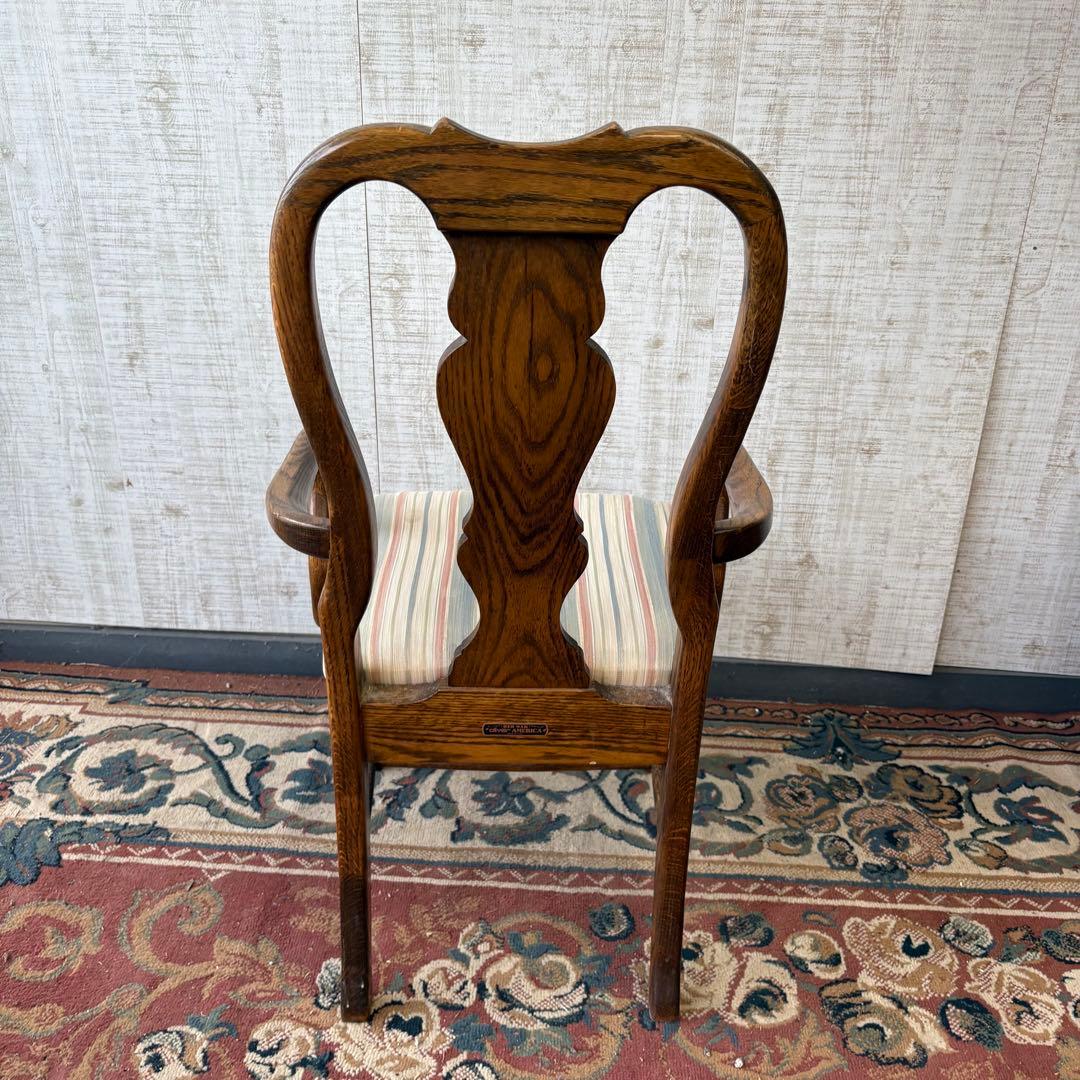 USA製 オリバーアメリカ レッドオーク材 ベントウッドチェアー アームチェア