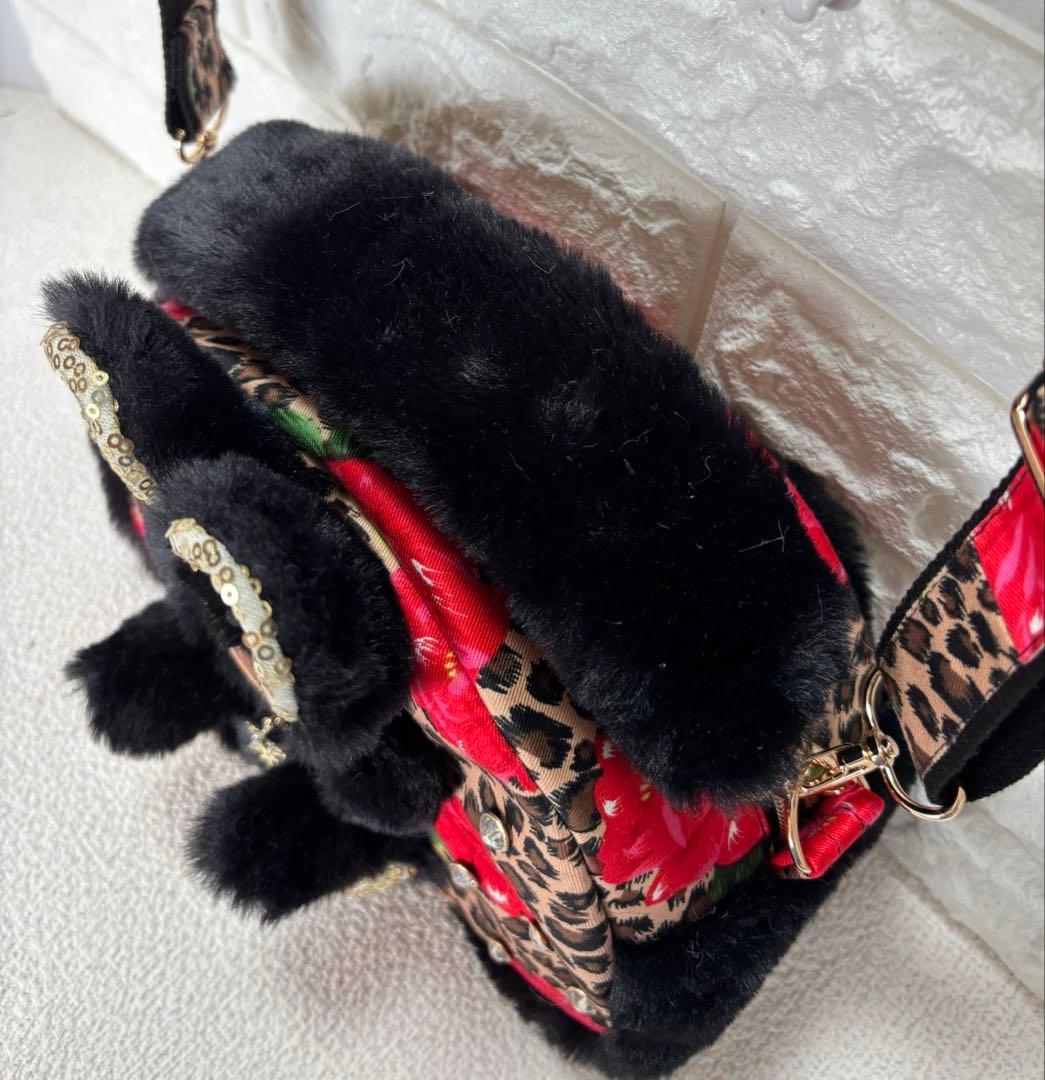 さ*ー様 コヤンイサムチョン　ハンドメイド　ファーショルダーバッグ　サンダーちゃ