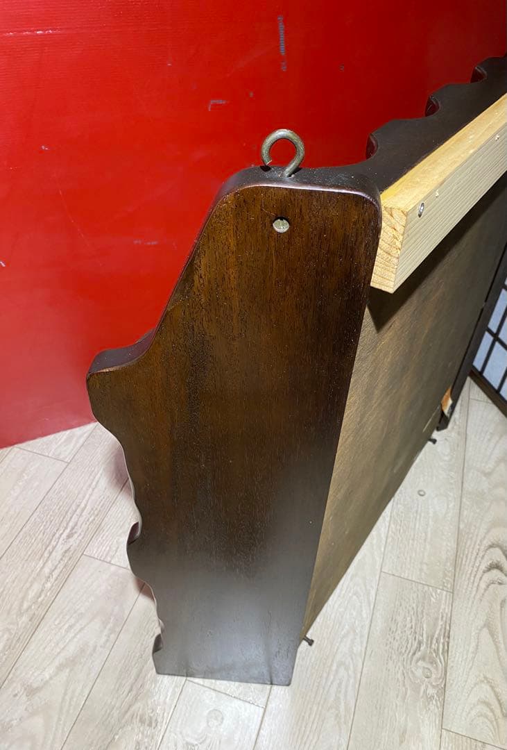 ✨超希少✨　オールドカリモク　ヴィンテージ酒棚　吊り棚　バーカウンター