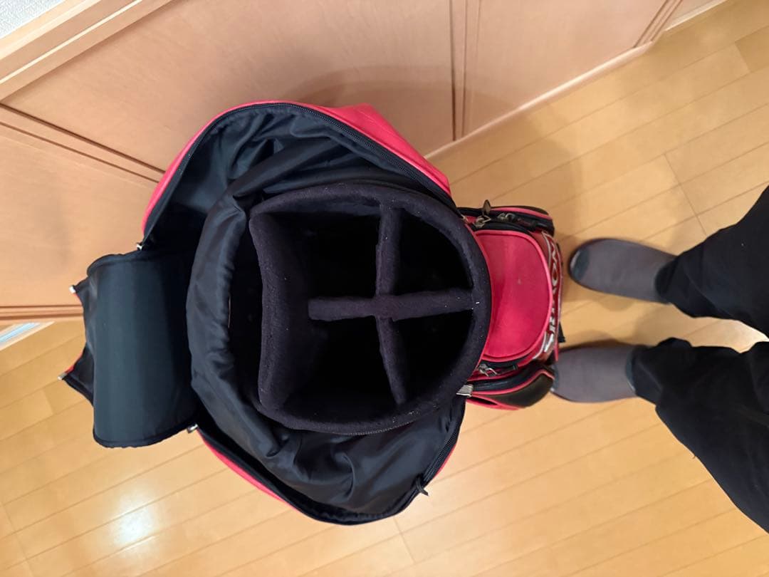 Srixon 赤 キャディバッグ