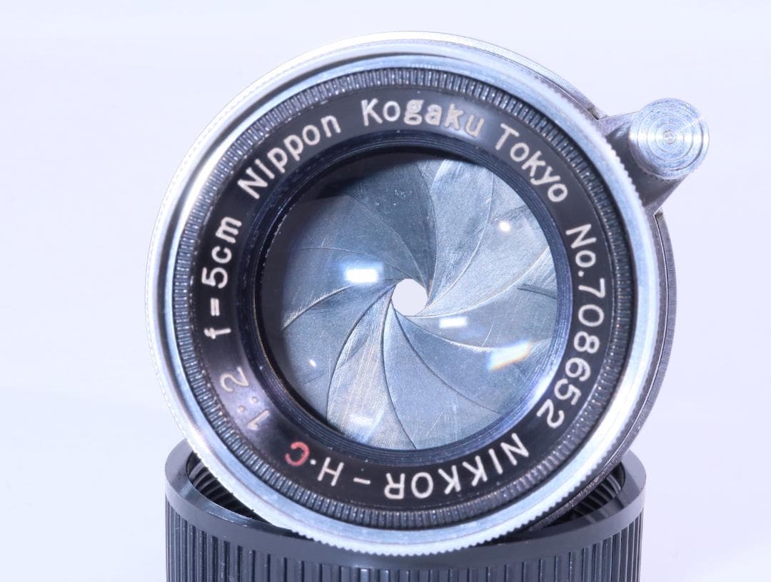 超希少 Nikkor H C 5cm F/2 沈胴式 初期シリアルL39レンズ