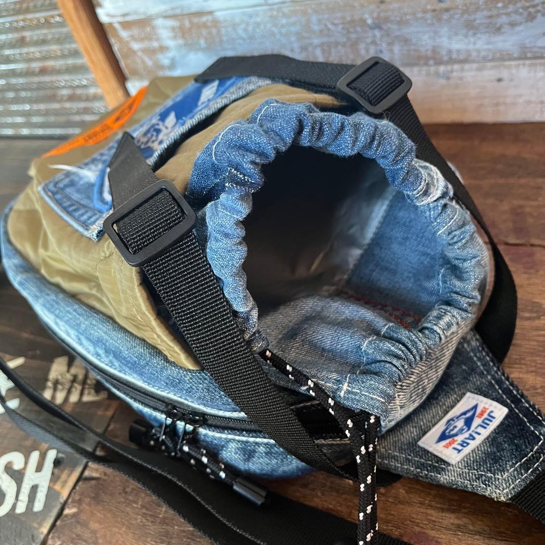 デニムリメイク ボディーバッグ