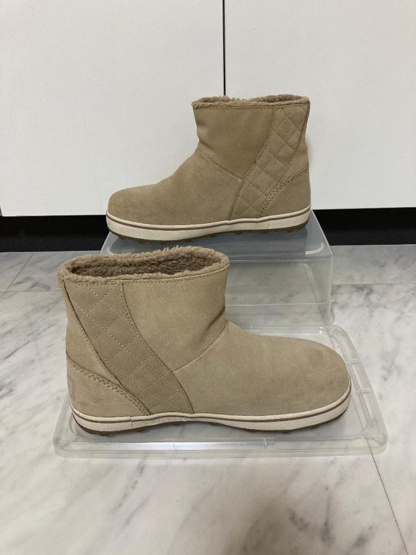 【美品】SOREL GLACY SHORT ブーツ 防水 【25cm】ベージュ