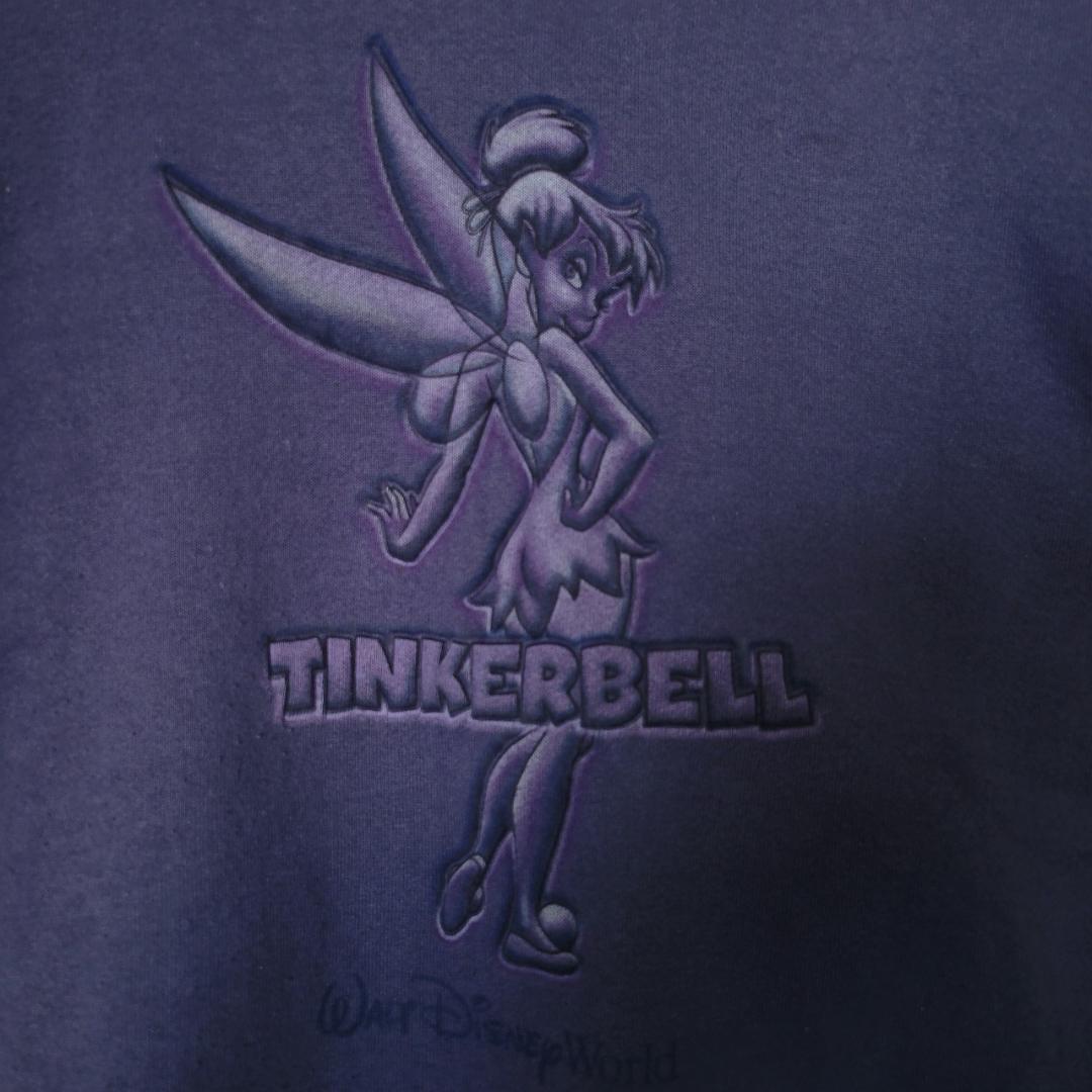 Disney ティンカーベル 刺繍スウェットシャツ
