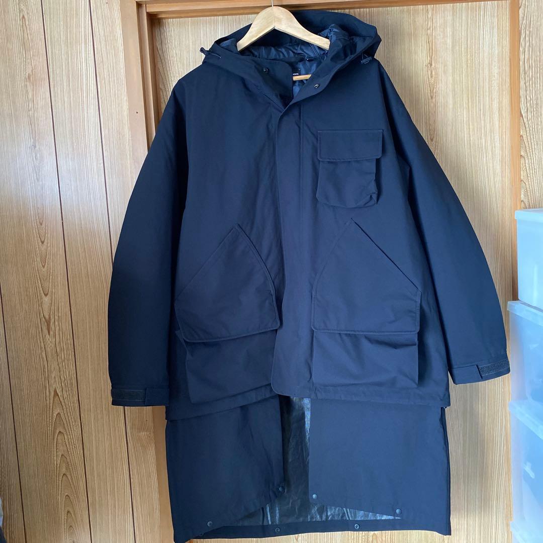 GU×ENGINEERED GARMENTS パデッドシェルパーカ