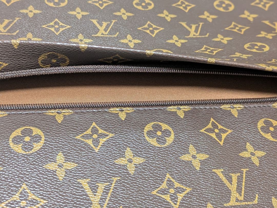 LOUIS VUITTON モノグラム レザー座布団カバー