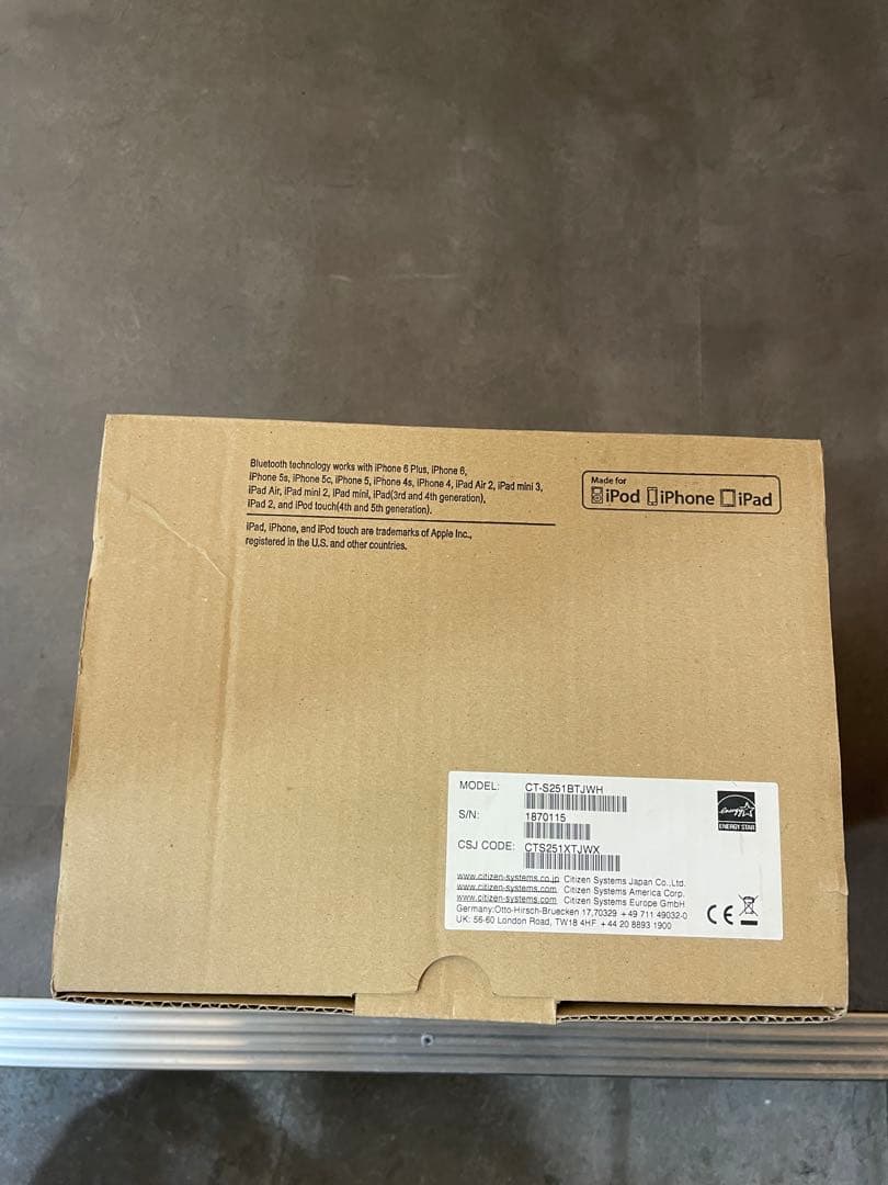 CITIZEN CT-S2000 ホワイト 印刷機 レシート印刷機