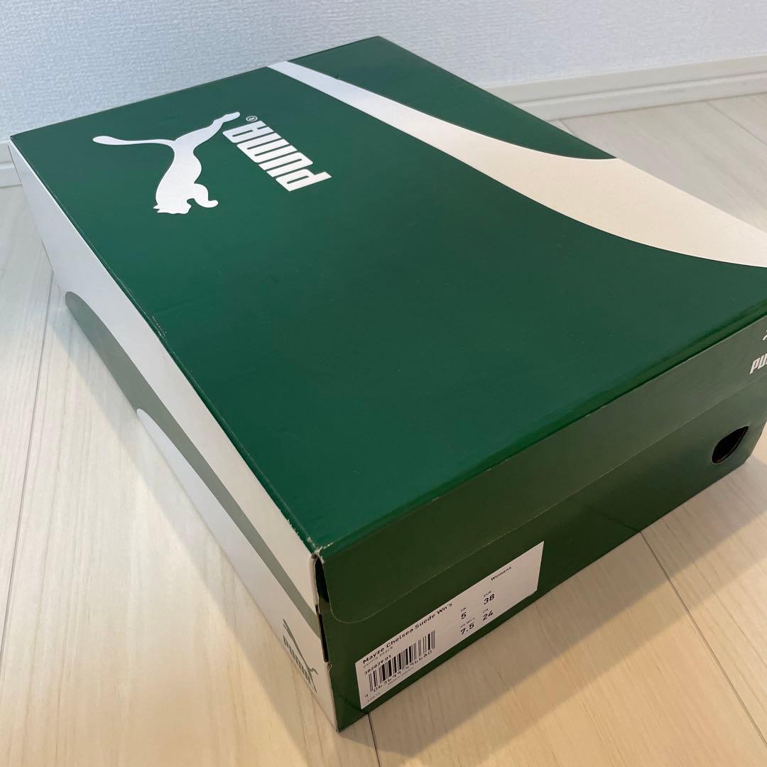 【新品未使用✨】PUMA★メイズチェルシースエードブーツ 24cm 黒プーマ