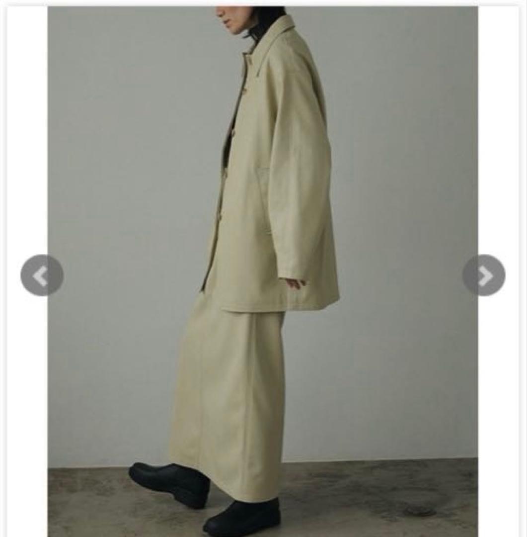 アンヌーク　エコレザーオーバージャケット