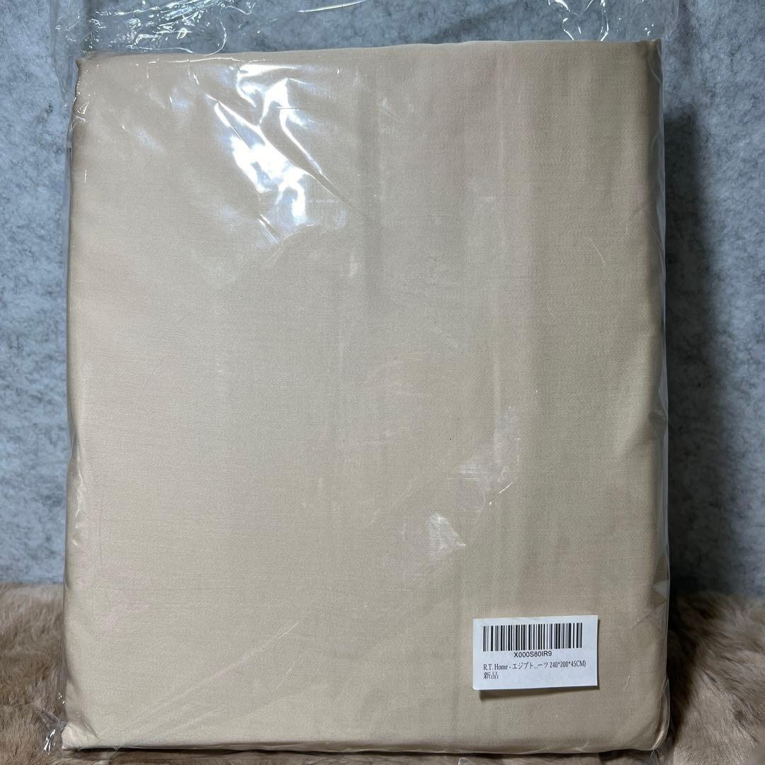 R.T.エジプト高級超長綿ホテル品質スーパーワイドキング ボックスシーツ