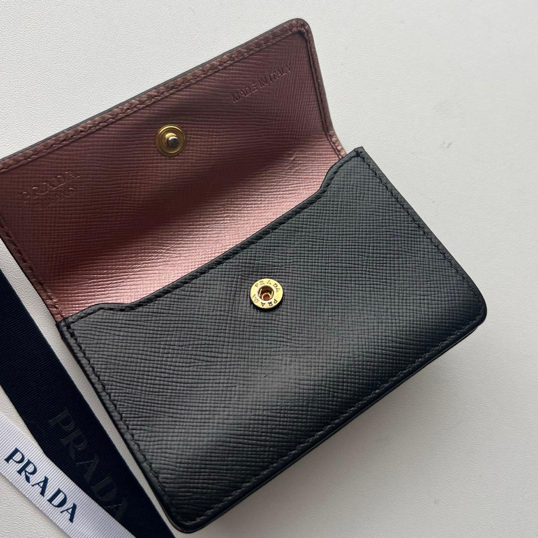 138 極上美品 PRADA プラダ カードケース 名刺入れ 財布
