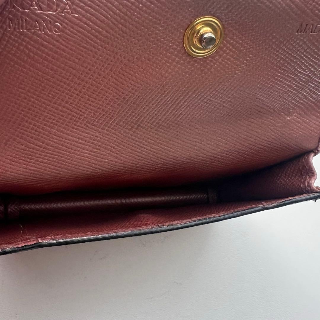 138 極上美品 PRADA プラダ カードケース 名刺入れ 財布