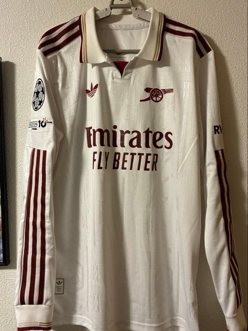 f*ン様 25／26アーセナル EZE 10番 長袖シャツ Lサイズ