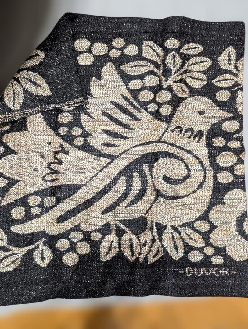 北欧 スウェーデン製 ジャガード織り タペストリー ヴィンテージ アンティーク