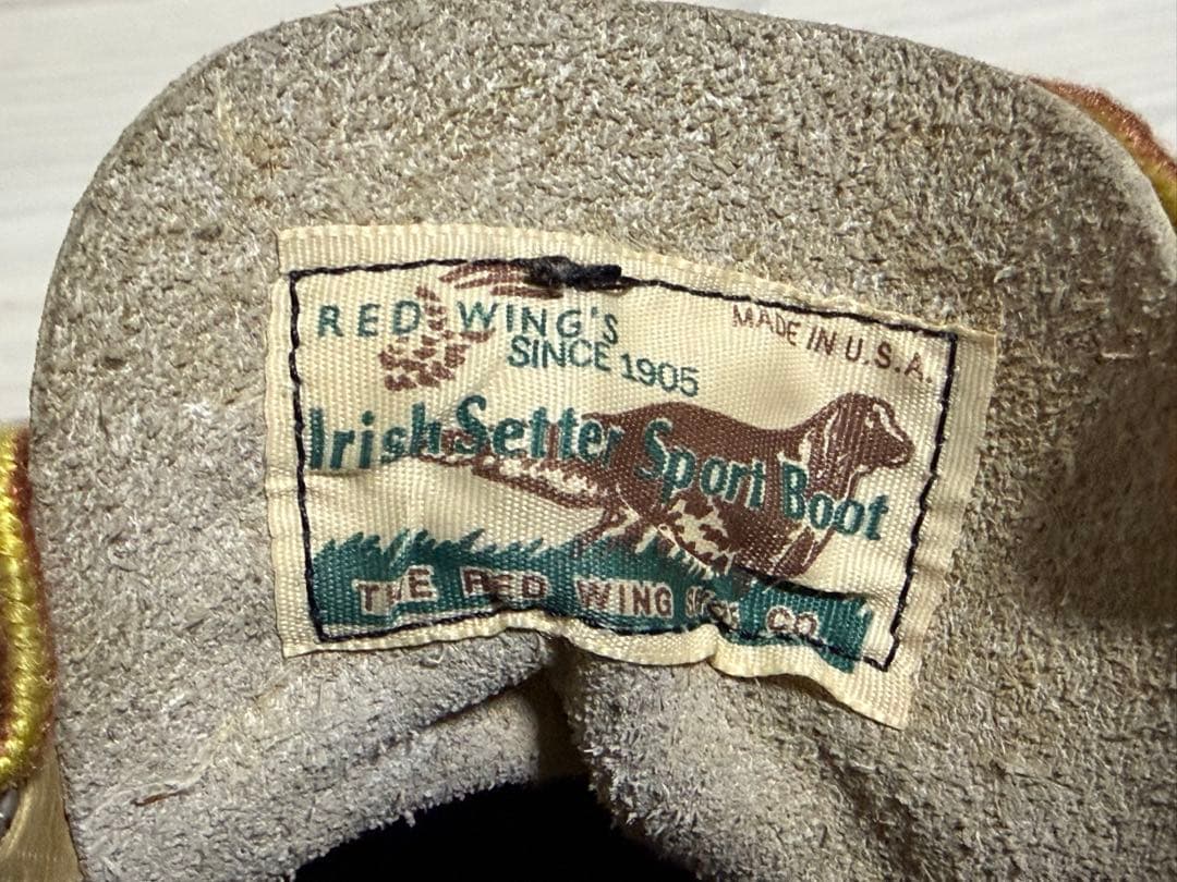 z*9様 レッドウィング 8167 スエード プレーントゥ 8E 四角犬タグ