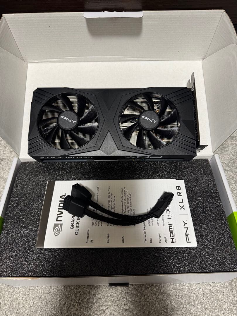 グラフィックボード・グラボ・ビデオカード PNY GeForce RTX 4070 SUPER 12GB GDDR6X