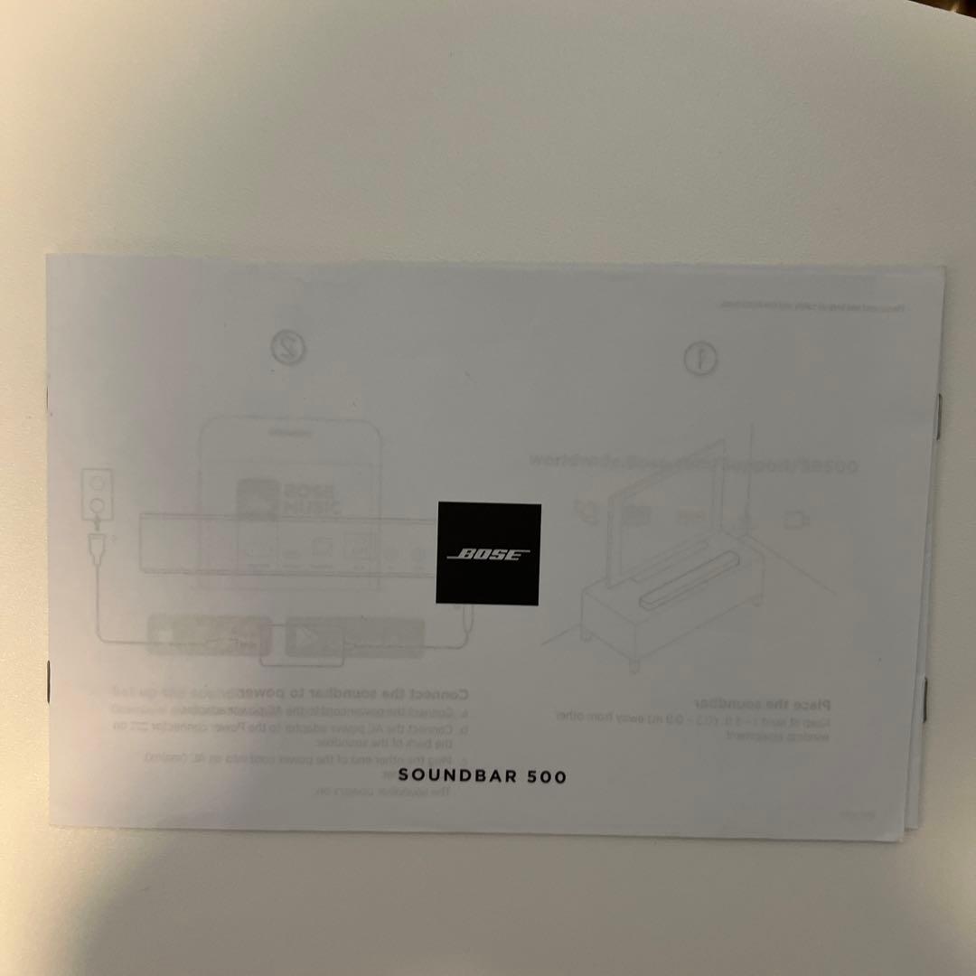 [ポルナレフ]BOSE SOUNDBAR 500