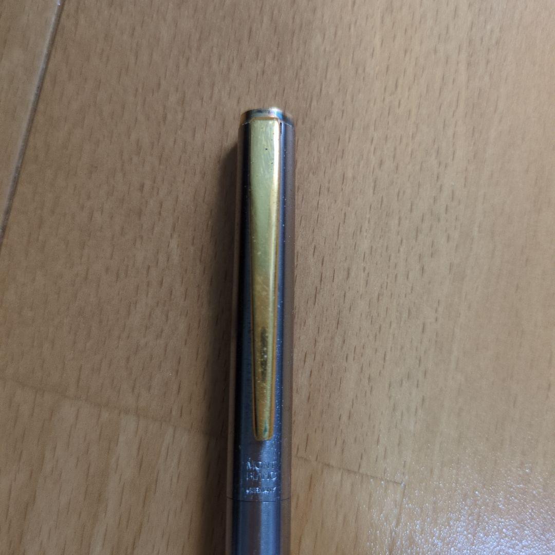 モンブランシルバー万年筆 ゴールドクリップ