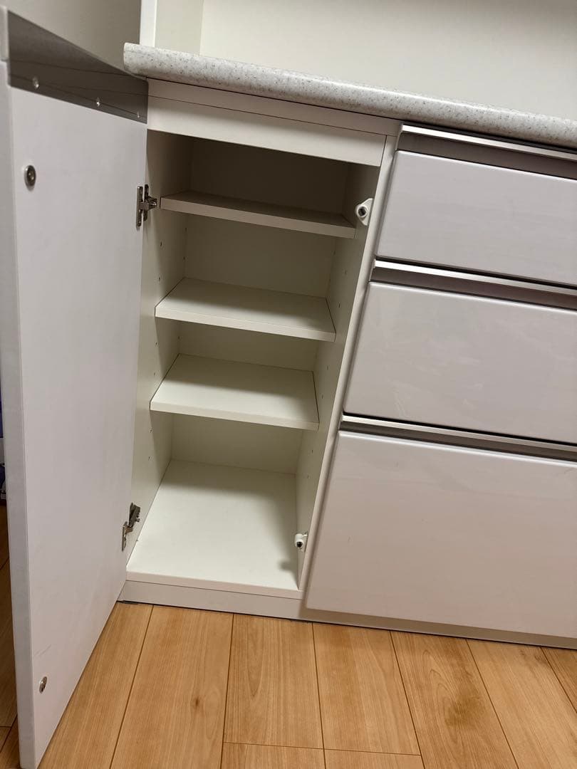 ニトリ　ニトリ　キッチンボード (アルミナ2 120KB WH)