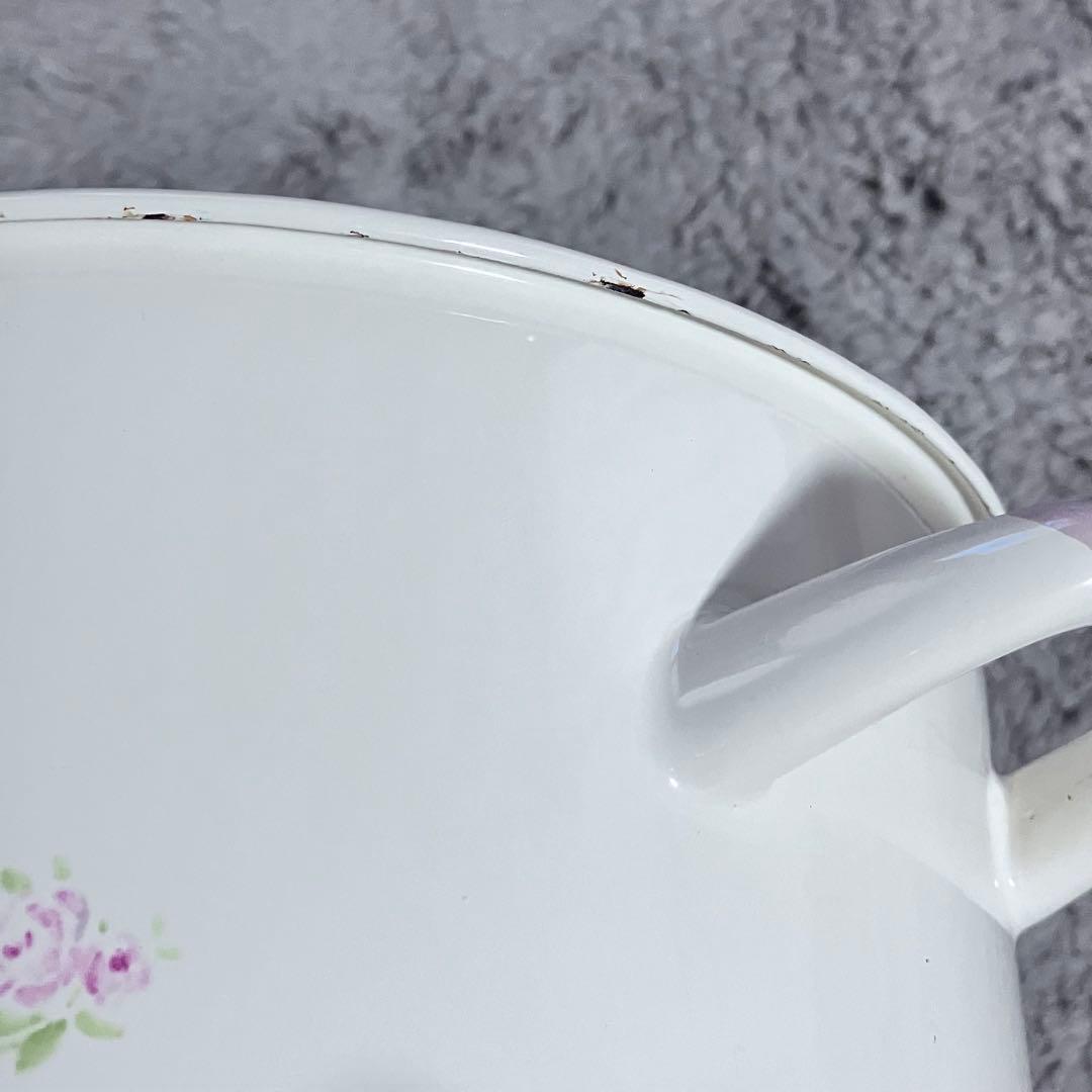 イマン　ローズバスケット　ホーローストッカー