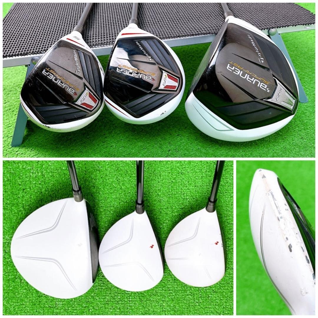 メンズ テーラーメイド バーナー ゴルフクラブセット 右打ち 10本 初心者