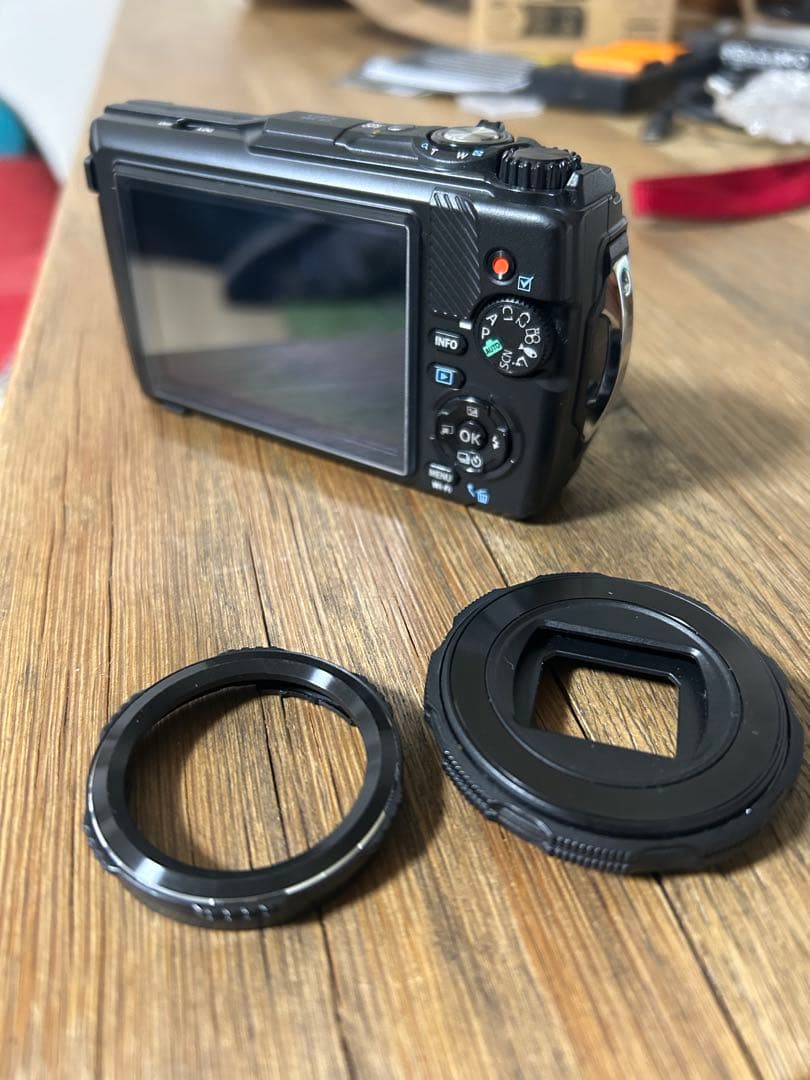 オリンパスToughTG-7黒美品コンデジカメラ 付属品完備 おまけ有