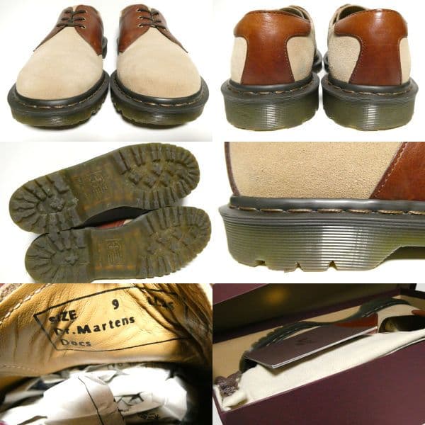 完全復刻！【定価￥44000】ドクターマーチンバイカラーサドルシューズUK9
