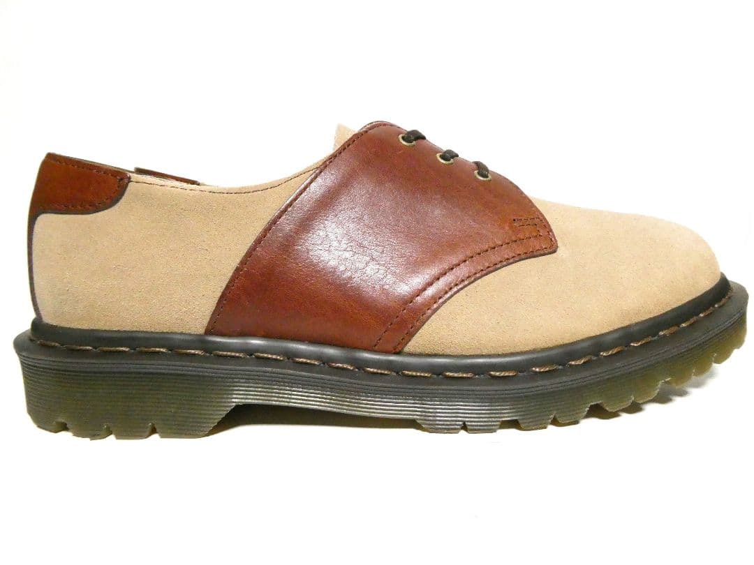 完全復刻！【定価￥44000】ドクターマーチンバイカラーサドルシューズUK9