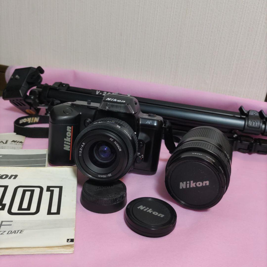 【3点セット】ニコン　フィルムカメラ　 望遠カメラ　3脚