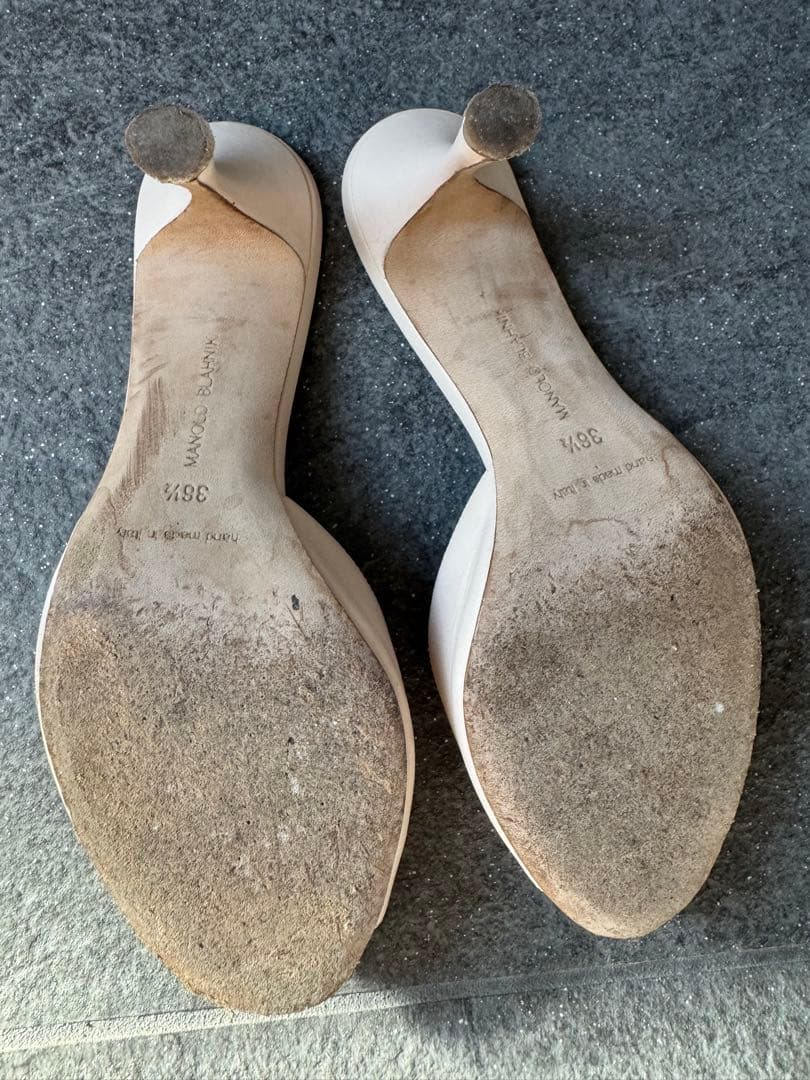 マノロブラニク MANOLO BLAHNIK 36.5 ミュール　サンダル　美脚