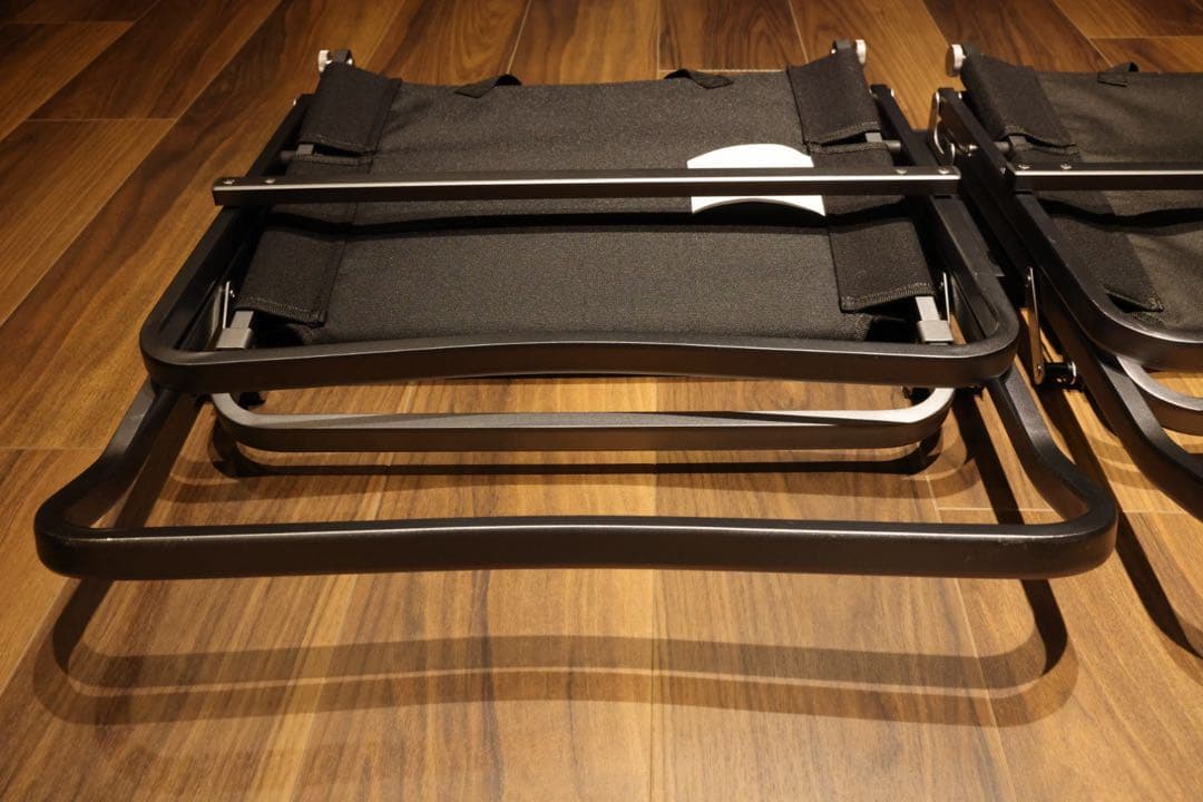 1度使用のみゼインアーツ LADE CHAIR レードチェアブラック 2脚セット