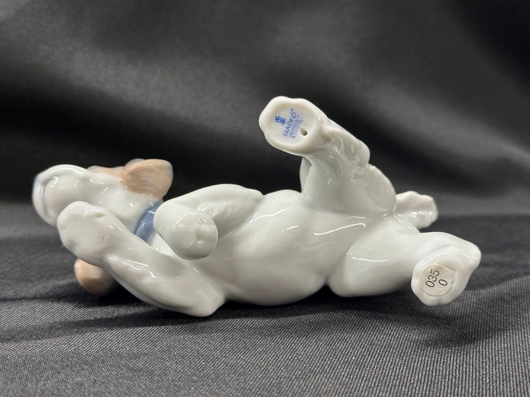 【美品】LLADRO リヤドロ　犬　子犬　仔犬　フィギュリン　置物　陶器