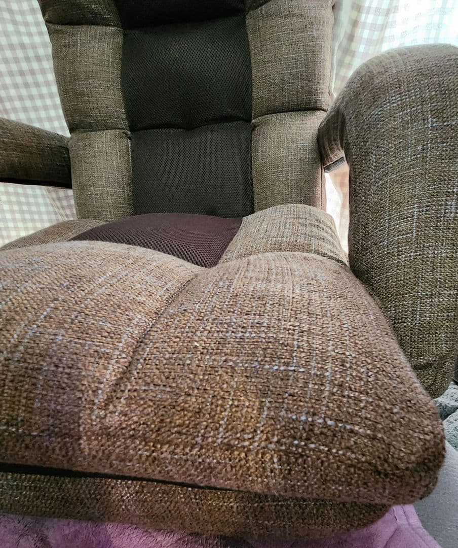 腰の神様がくれた座椅子　【第9弾】 くつろぎ広がる３WAYタイプ（ブラウン）