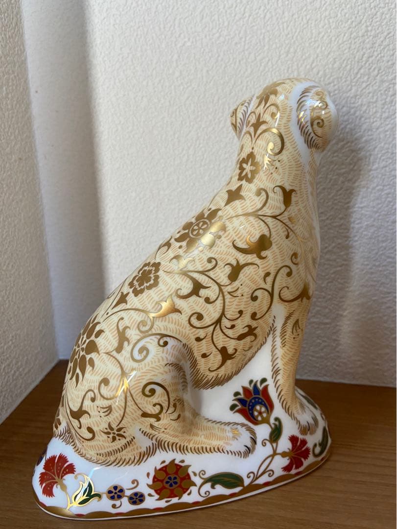 ロイヤルクラウンダービー  ペーパーウェイト ラブラドール