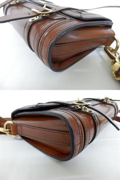 MH468 BURBERRY バーバリー レザー ショルダーバッグ