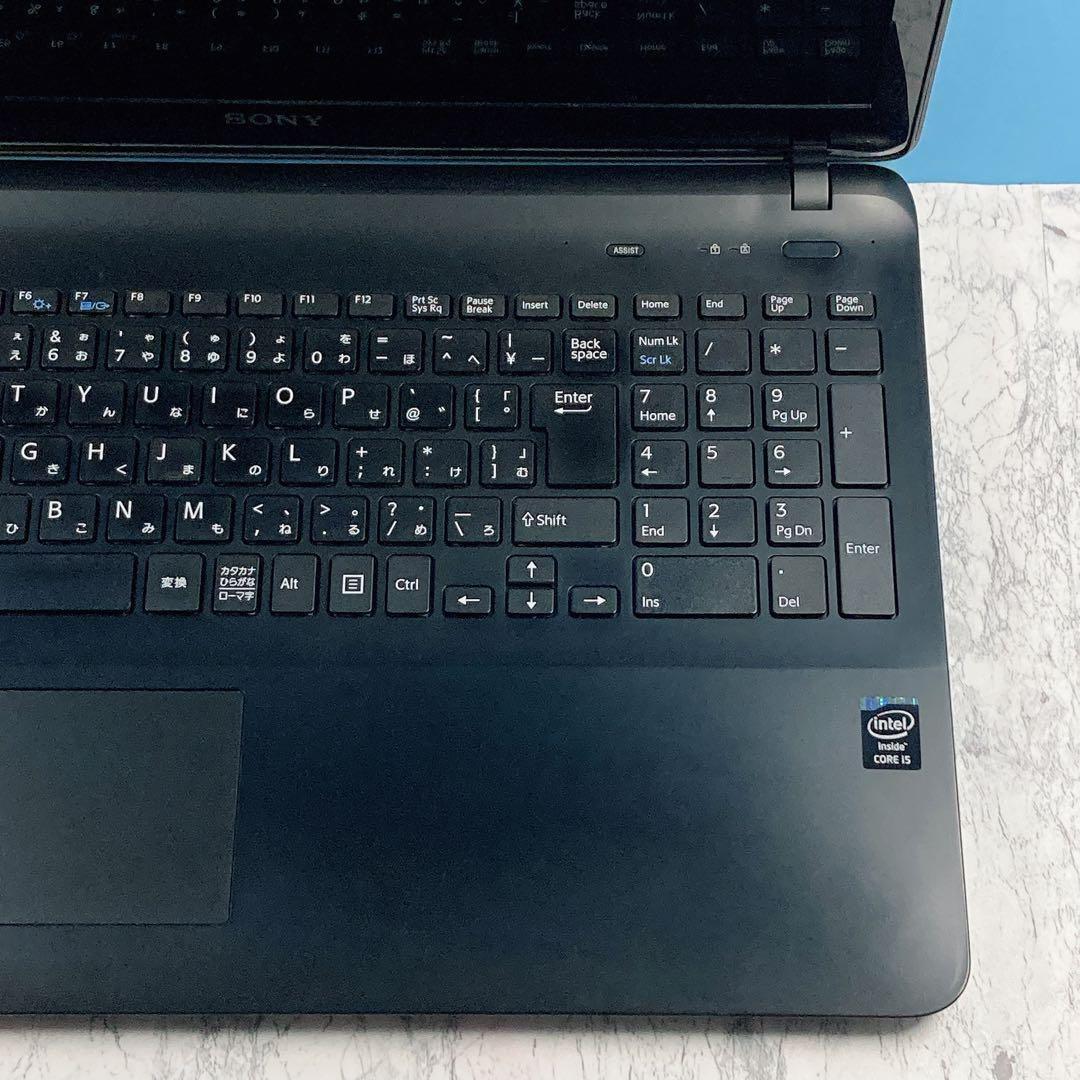 大量保存✨すぐ使える初期設定済✨オフィス/カメラ✨VAIOブラックノートパソコン