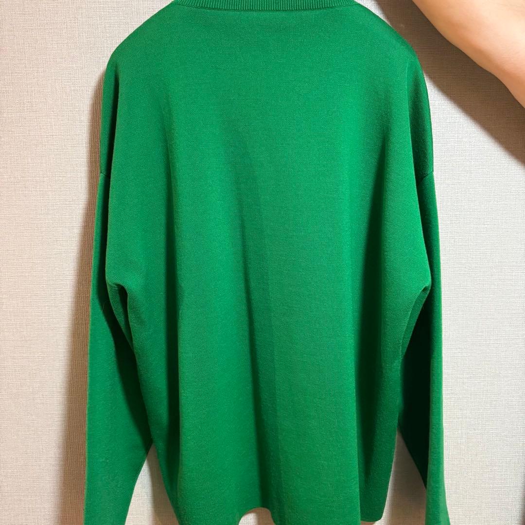 2回のみ着用美品LOEWE グリーン ニットセーター