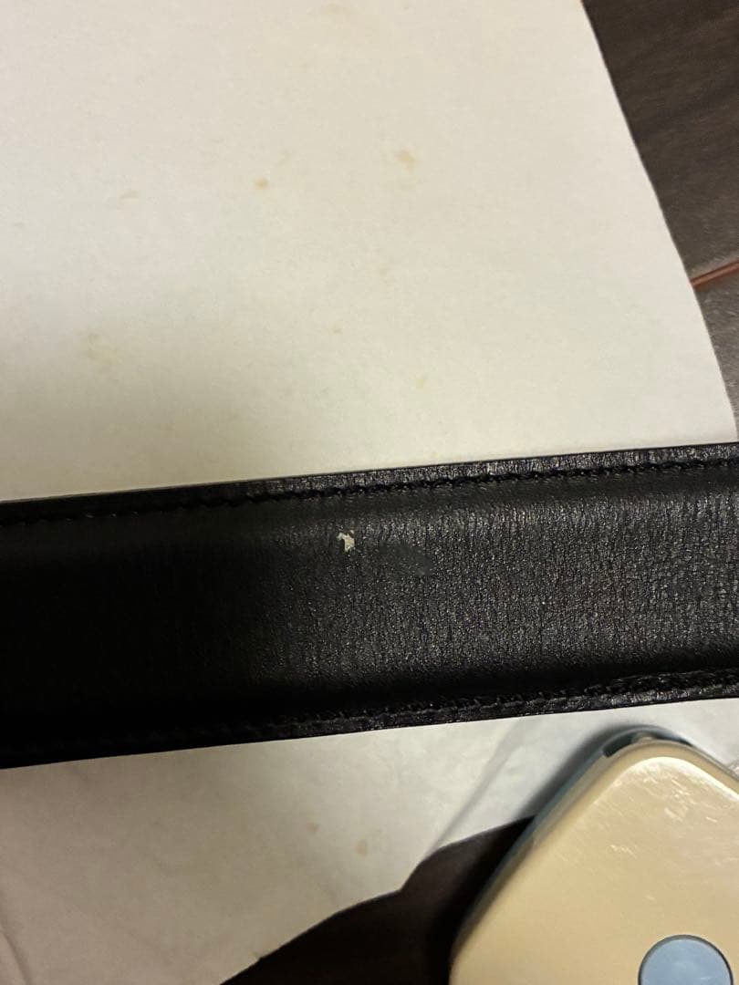 HERMES ブラウンレザーベルト 77cm