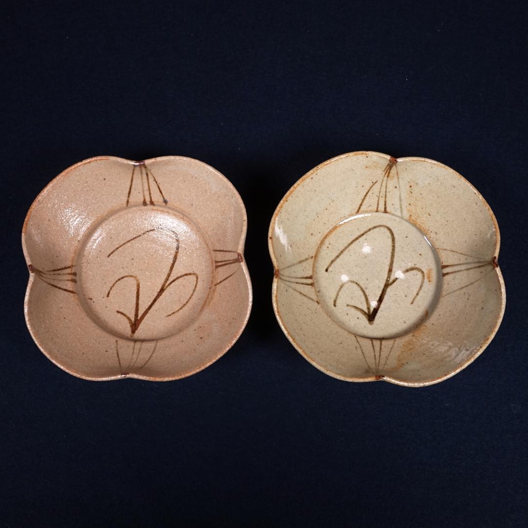 13代 中里太郎右衛門窯 絵唐津 平向付 10客 共箱