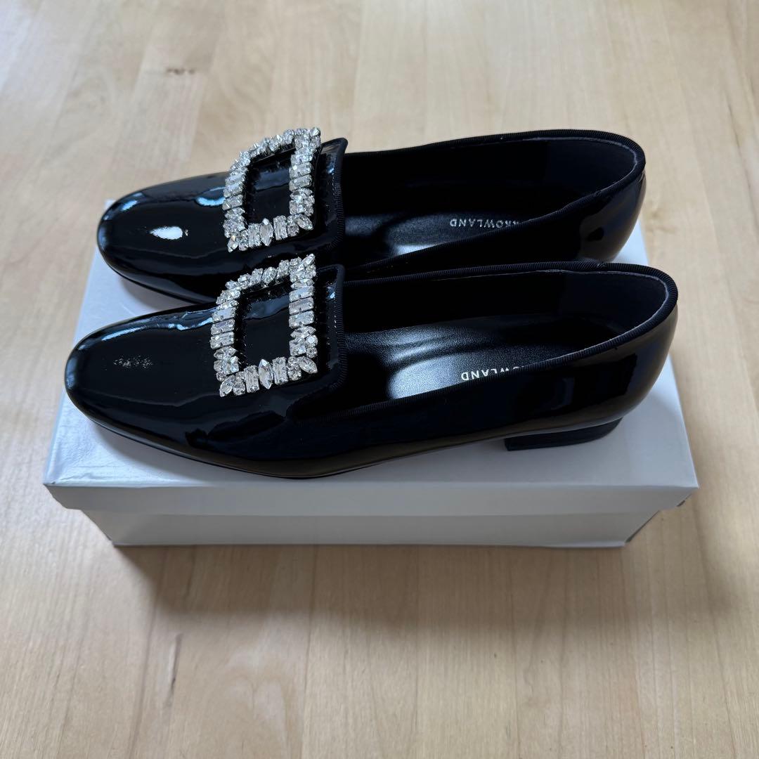 ピッピシックビジューオペラローファー　トゥモローランド パンプス　エナメル　37