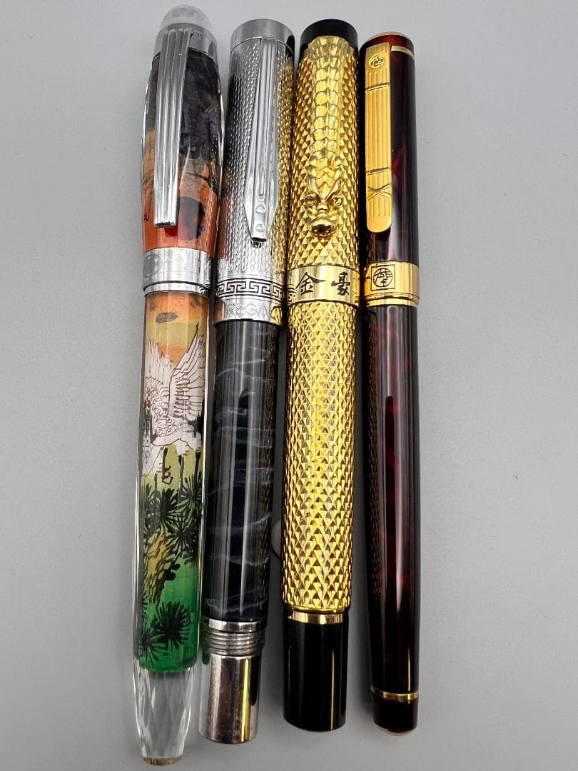 中国製　万年筆　3本　PICASSO 万年筆　1本　合計4本