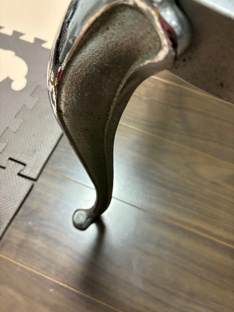 猫足　テーブル　オールドマルニ？　金属製　ヴィンテージ　レトロ　アンティーク